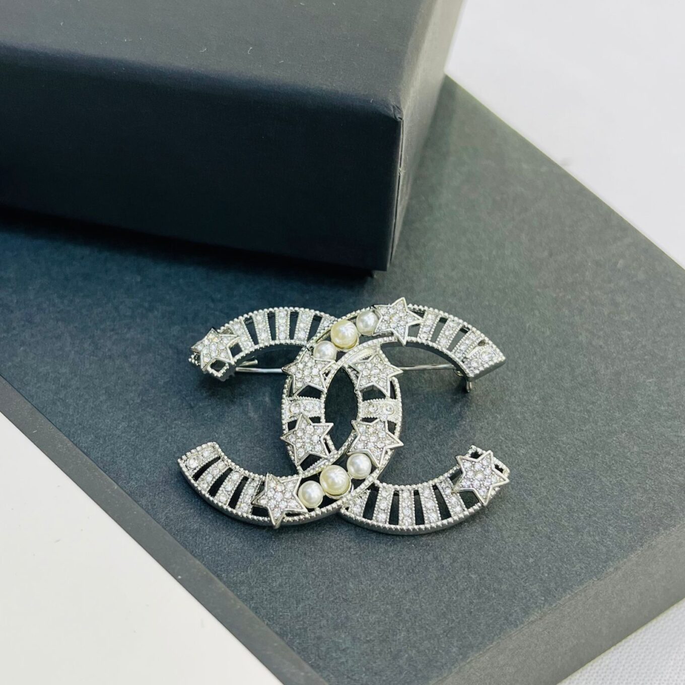 Chanel Star Studded Brooch