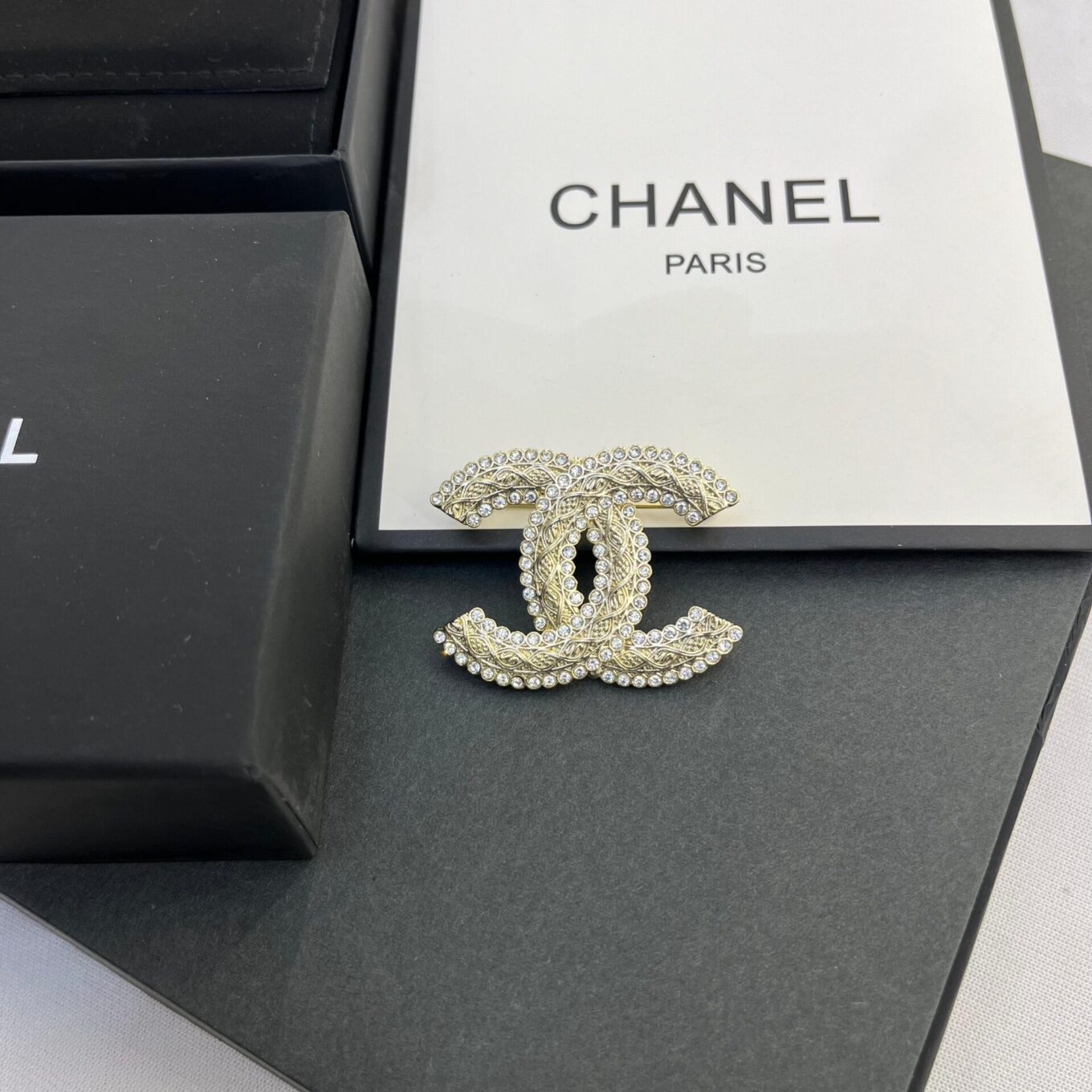 Chanel Golden Mono Brooch