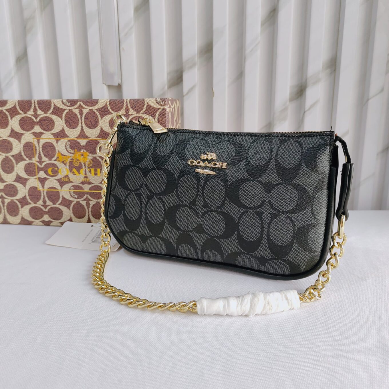 WhatsApp Image 2023-12-13 at 18.12.06_da7d50f0 Coach Black/Black Sling Bag (With Box)