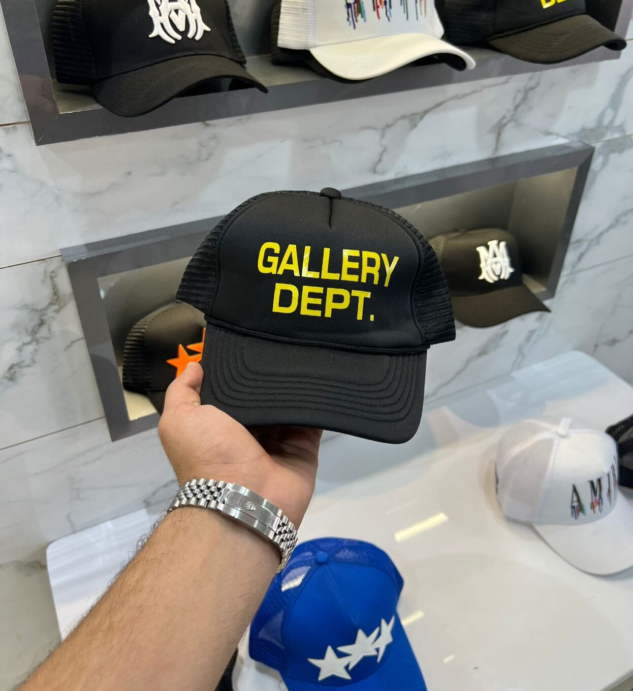 Gallery Dept Black Baseball Cap
