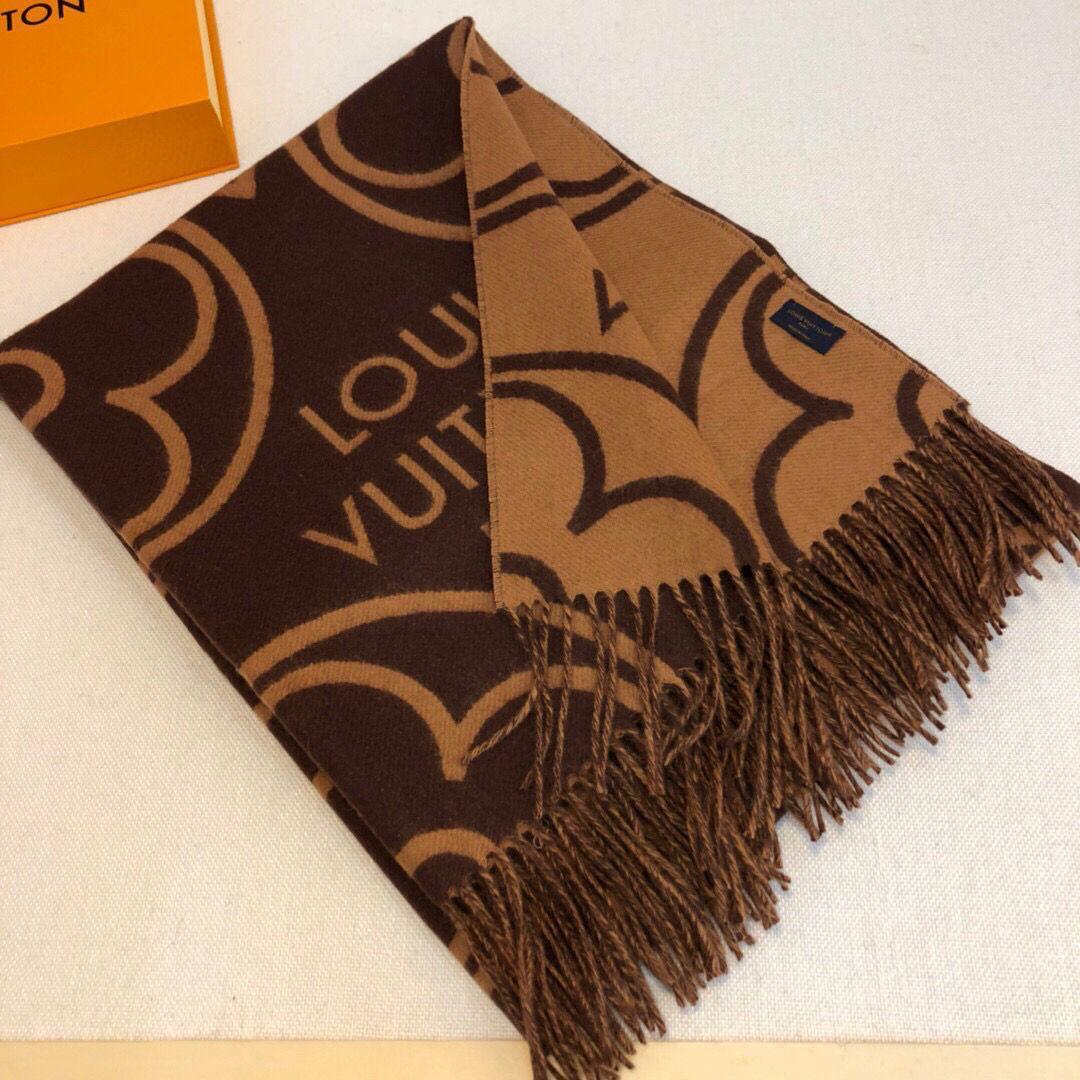 Louis Vuitton Bloom Coffee Unisex Muffler