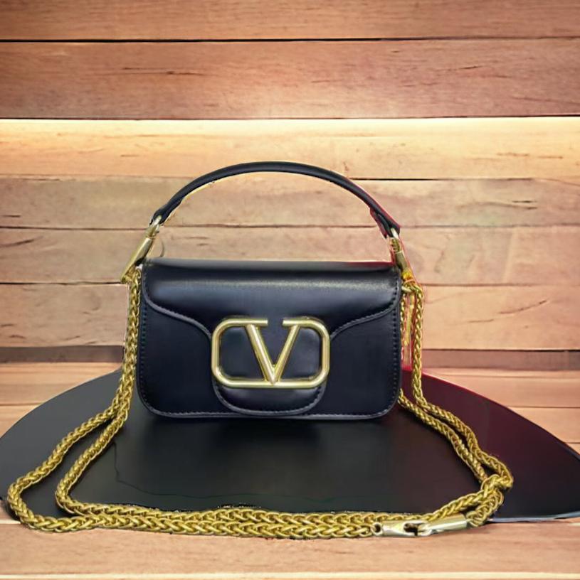 Valentino Black Small Loco Sling Bag (With Box)