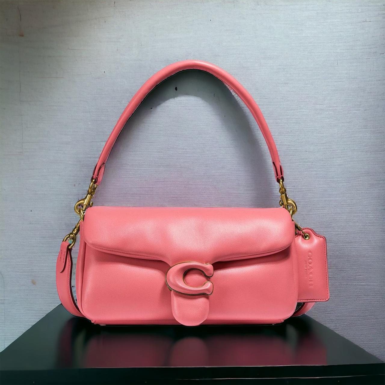 Coach Pillow Tabby Pink Shoulder Bag (With Box)