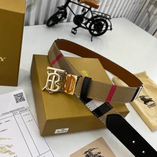 WhatsApp Image 2024-01-18 at 18.10.10_d2b1b989 Burberry TB Khaki Brown Reversible Premium Unisex Belt