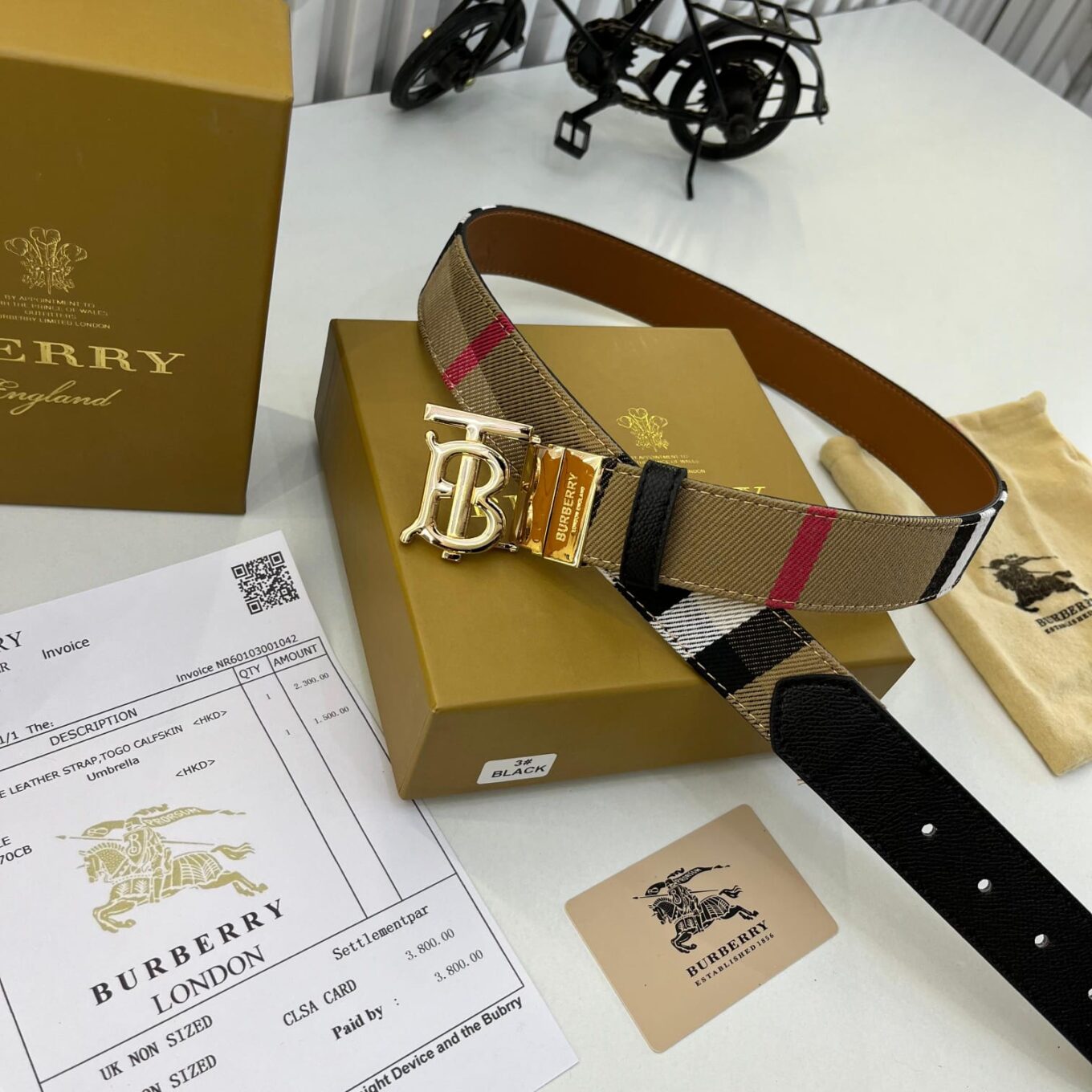 WhatsApp Image 2024-01-18 at 18.14.46_16969243 Burberry TB Khaki Brown Reversible Premium Unisex Belt