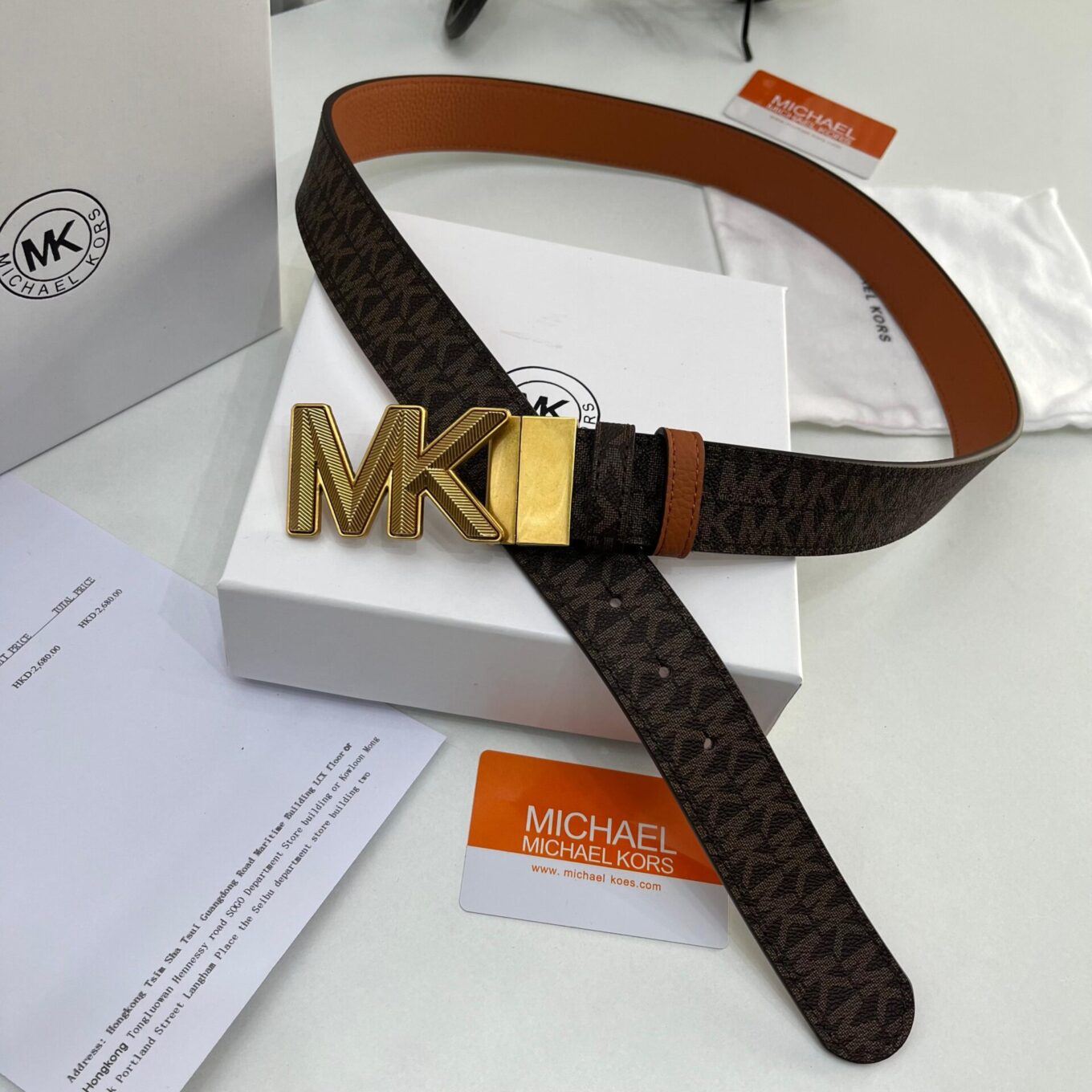 mk belt men