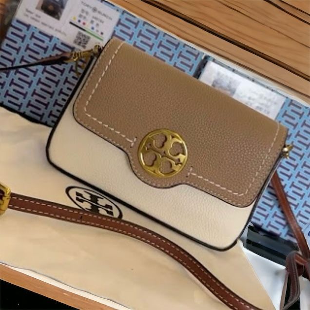 Tory Burch Nude Parker Shoulder cum Sling Bag Premium quality (With Box)