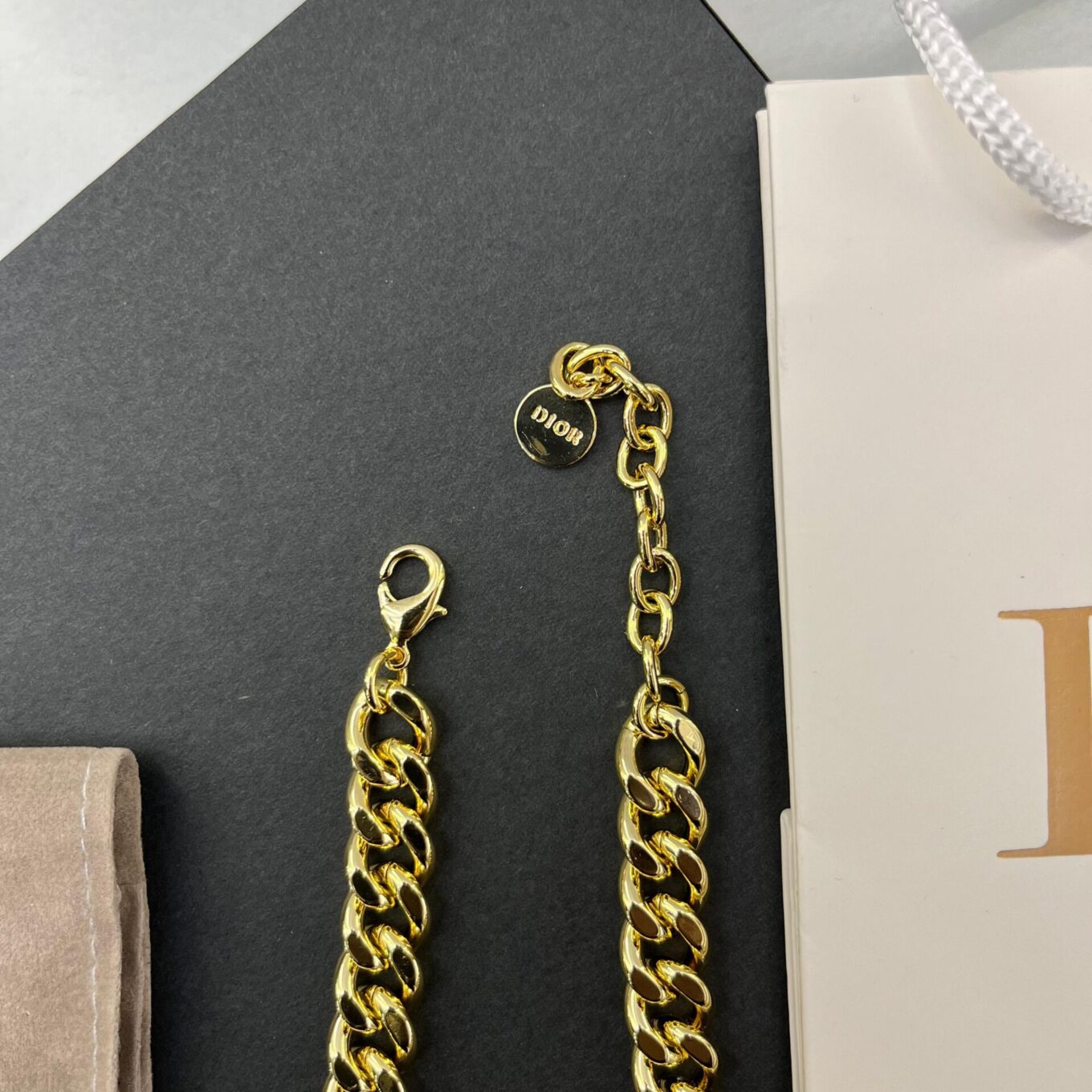 WhatsApp Image 2024-02-05 at 19.56.54_092ec8d6 Christian Dior CD Link Chain Necklace