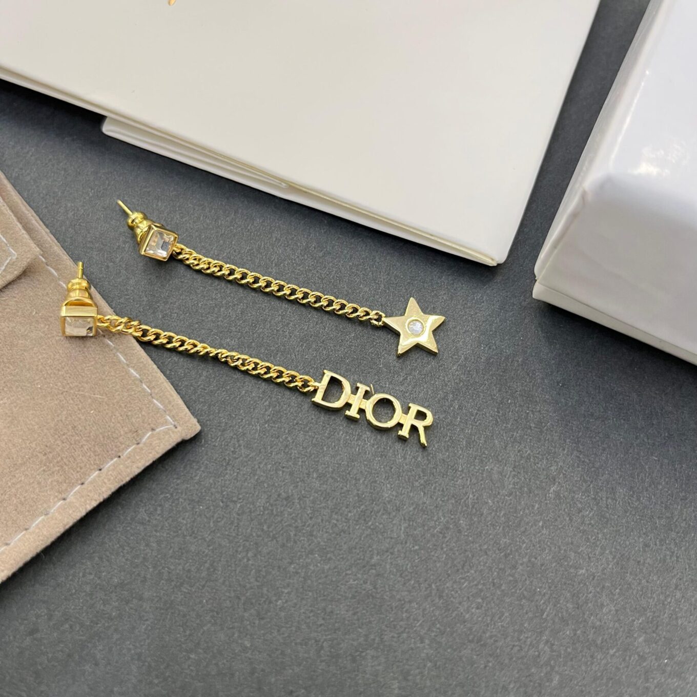 Christian Dior Star Mono Earring