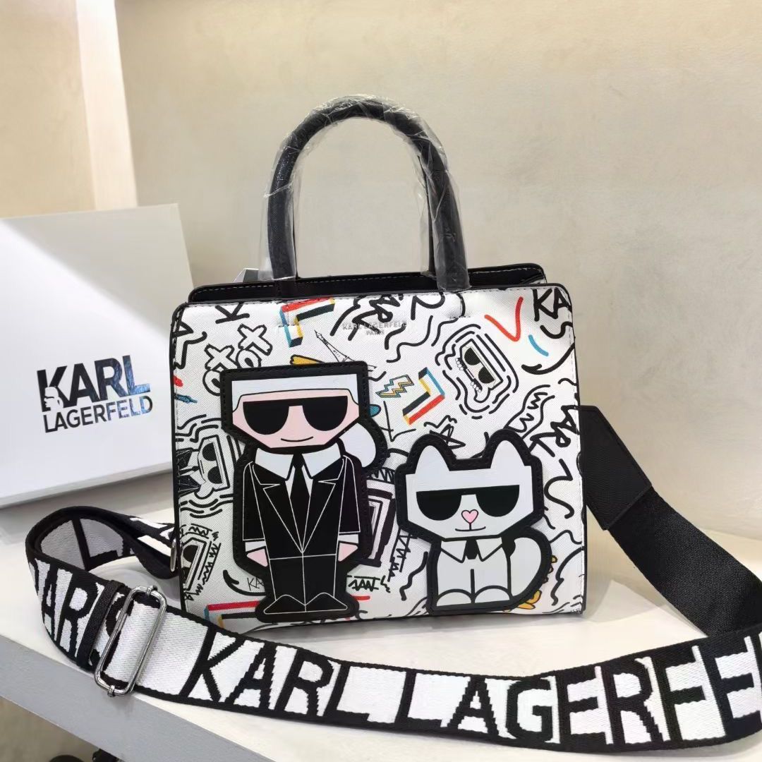 Karl Legarfeld Paris Maybelle White Handbag