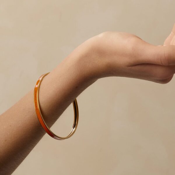 Hermes Orange Metal Premium Quality Bracelet