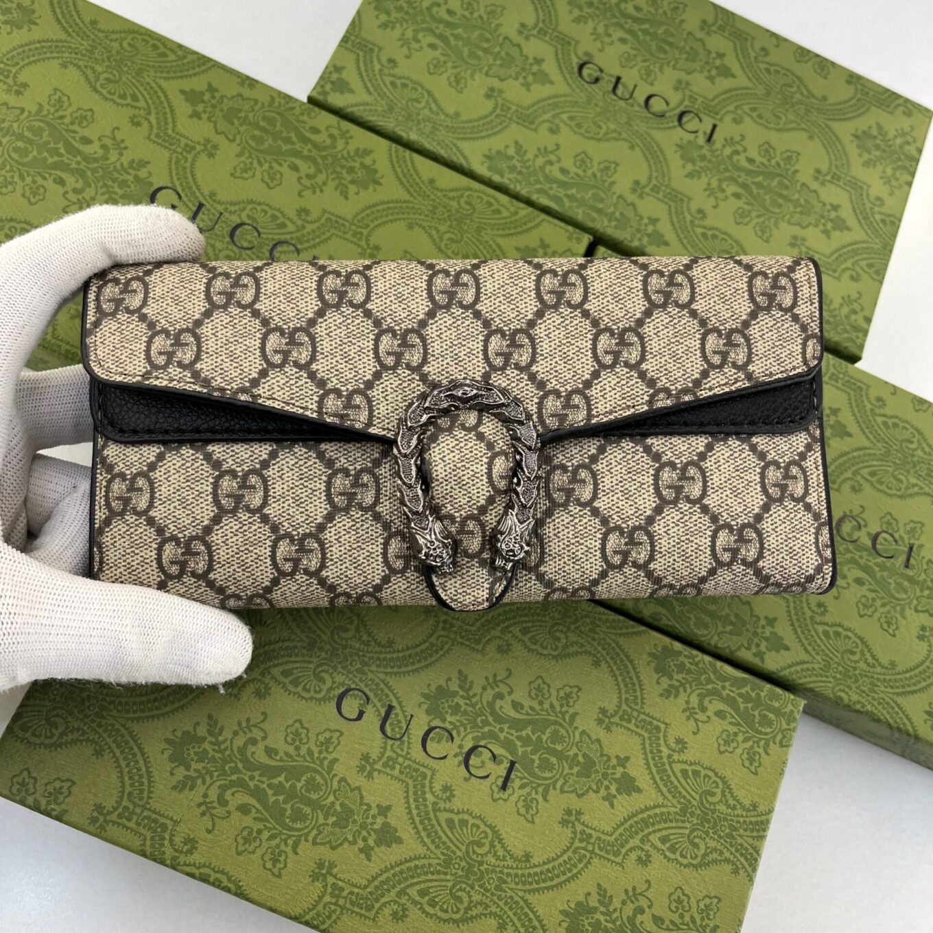 Gucci Dionysus Black Wallet