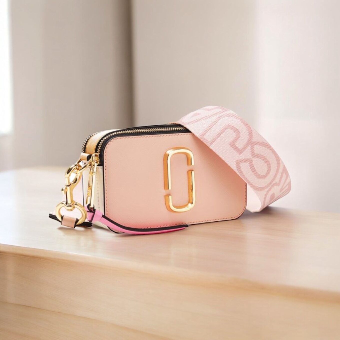 Marc Jacobs Pink Camera Bag (With Box)