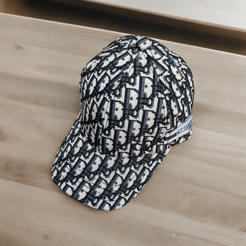 WhatsApp Image 2024-04-26 at 7.13.01 PM Dior Black Embroidery Baseball Cap