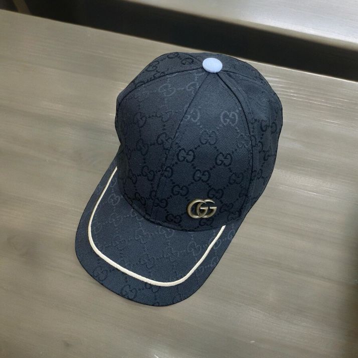 Gucci GG Black Denim Baseball Cap