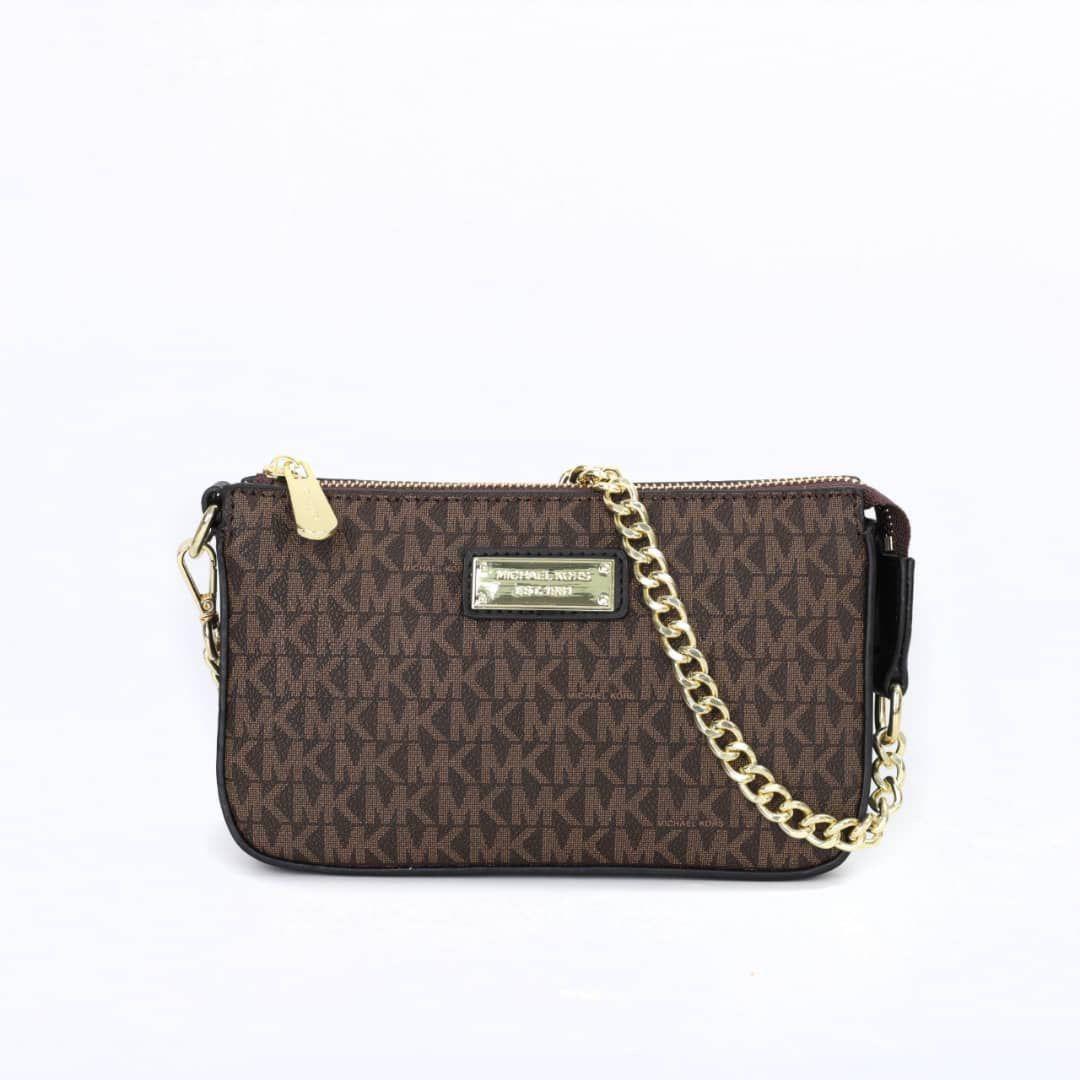 MICHAEL KORS SMALL JET SET COFFEE SHOULDER BAG