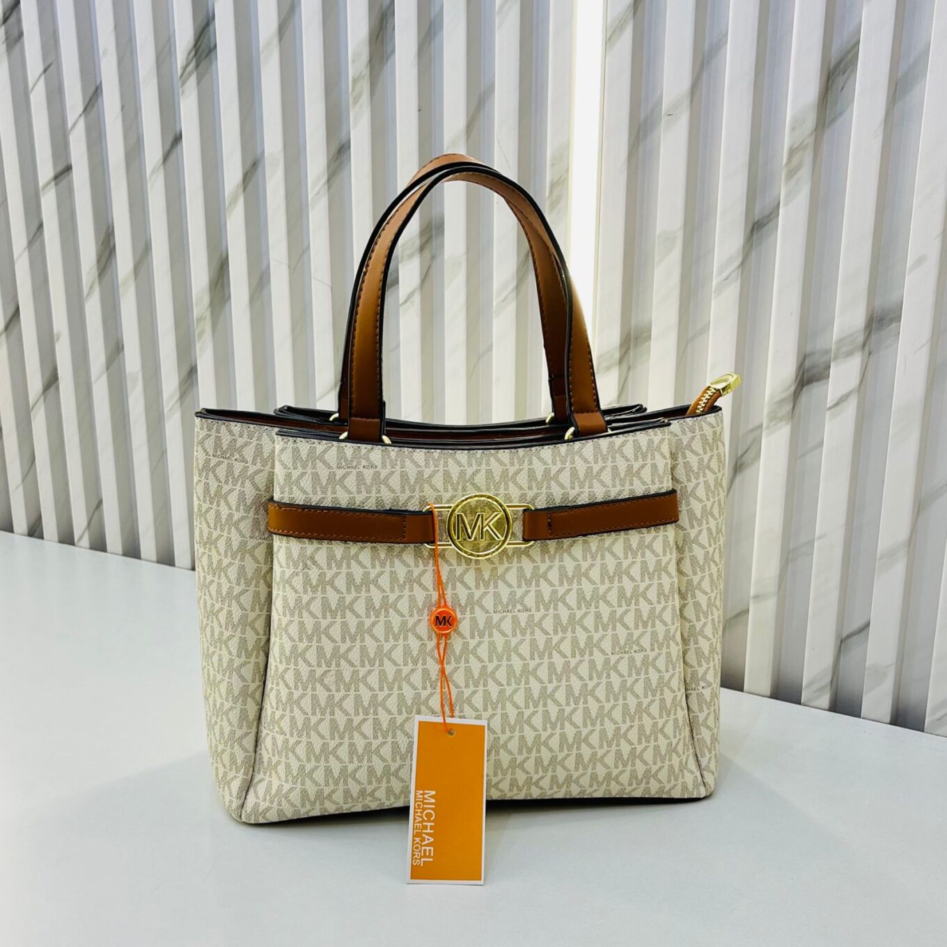 WhatsApp Image 2024-05-14 at 7.57.41 PM Michael Kors Angelina Beige Handbag