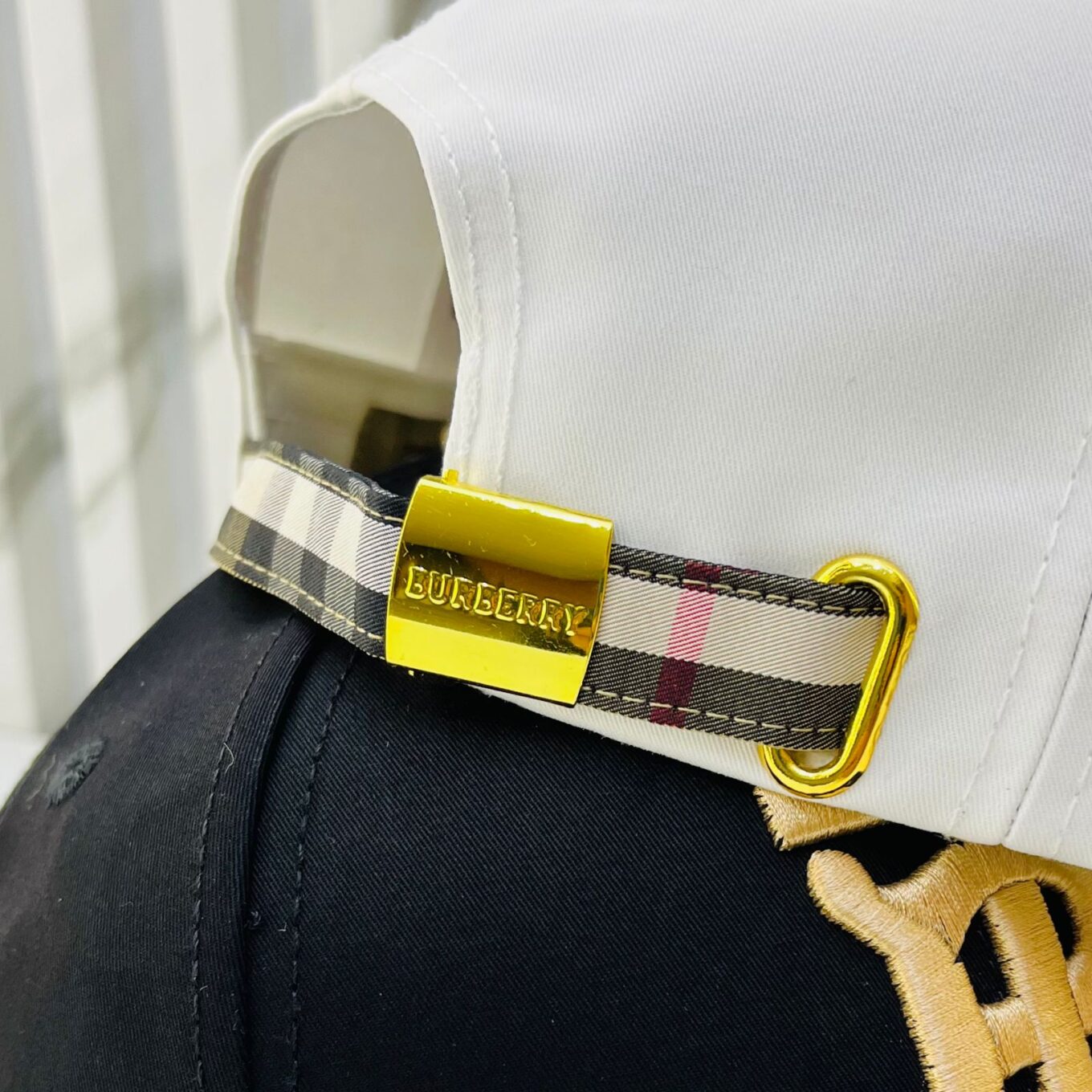 Burberry TB White Baseball Cap