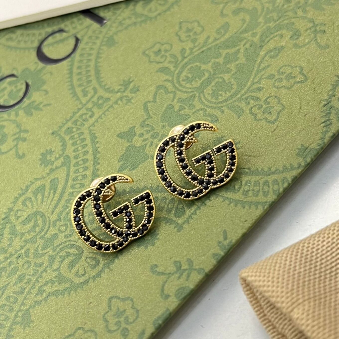 WhatsApp Image 2024-05-17 at 12.46.12 PM Gucci GG Black Stone Earring
