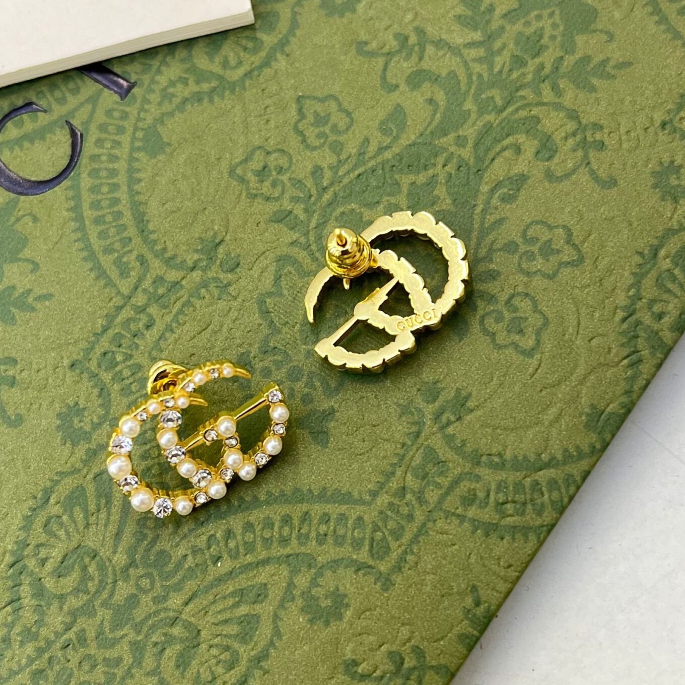 Gucci GG Pearl Diamond Earring