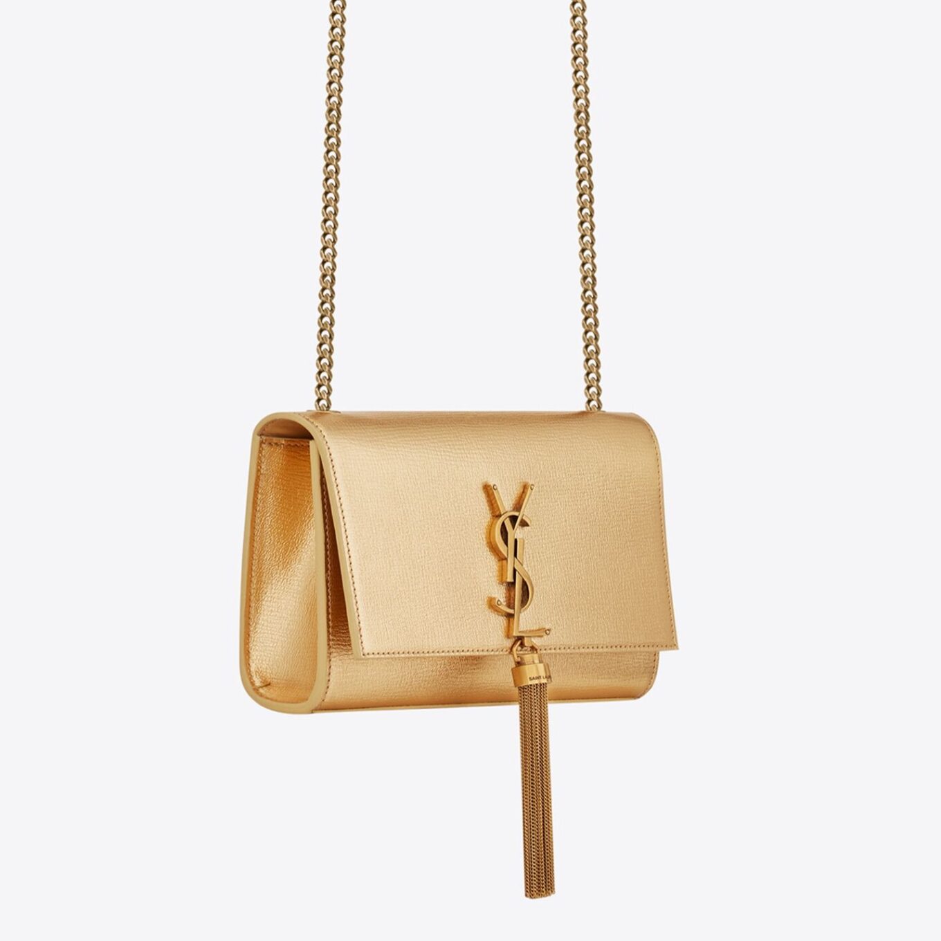 WhatsApp Image 2024-05-18 at 12.01.05 PM (1) Ysl Kate Golden Tassle Sling Bag (With Box)
