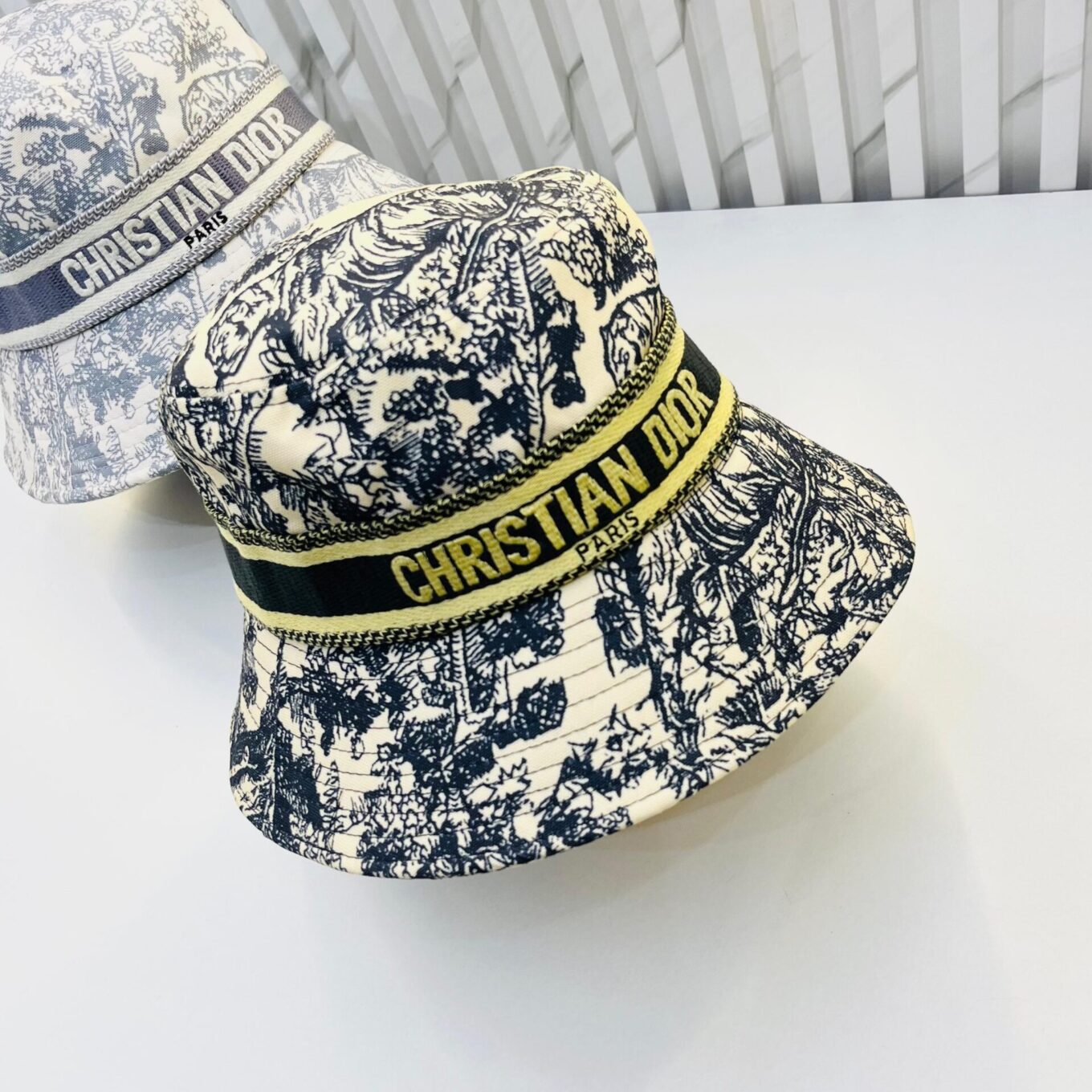 Christian Dior Blue Jungle Hat