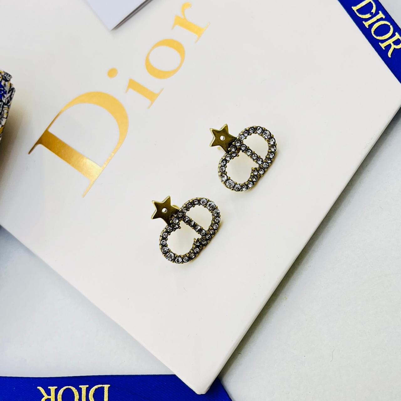 Christian Dior CD Studded Earring