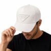 Prada White Baseball Cap