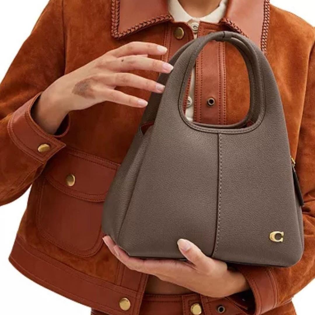 Coach Lana Khaki Color Shoulder Bag (With Box)