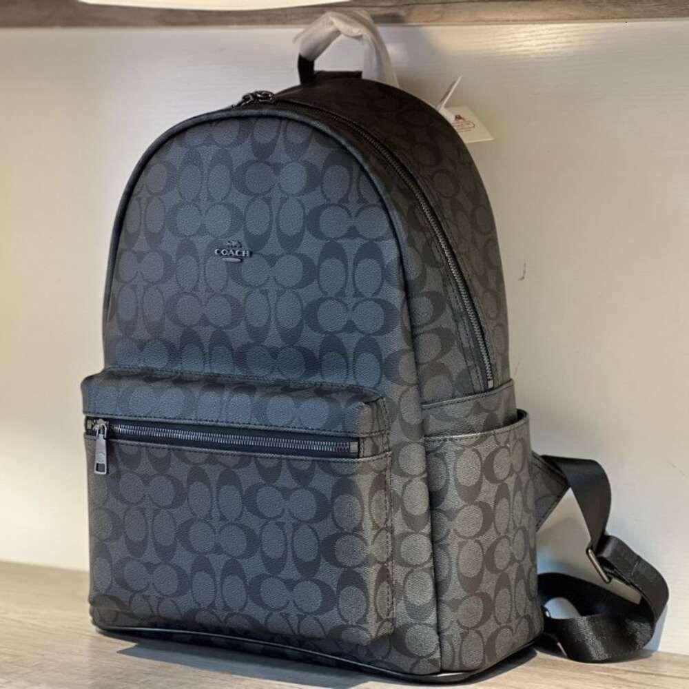 Coach Black Color West Signature Backpack