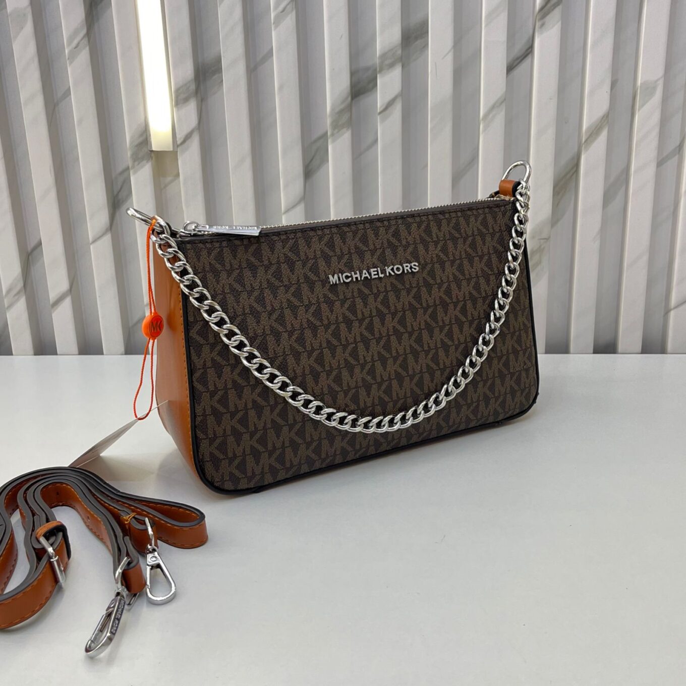 Michael Kors Jetset Coffee Shoulder Bag(With Box)