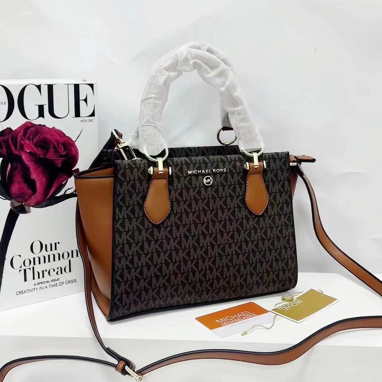 Michael Kors Coffee Brown Selma Handbag