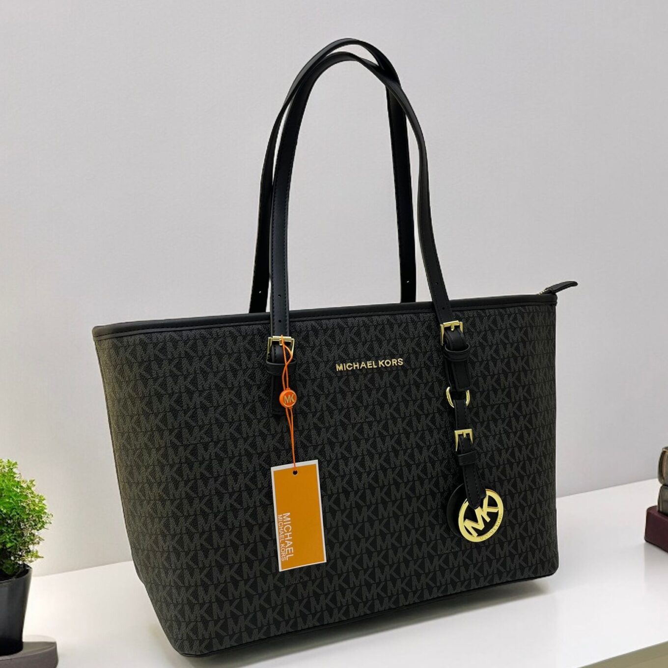 Michael Kors Black Neverfull Tote Bag