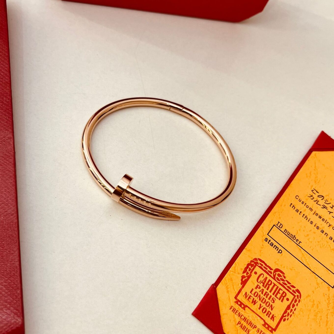 Cartier Nail Bangle Rosegold Bracelet