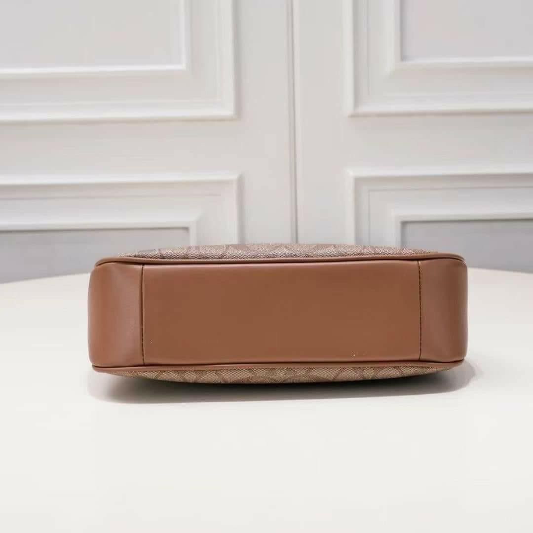 Coach Teri Apricot Brown Shoulder Bag