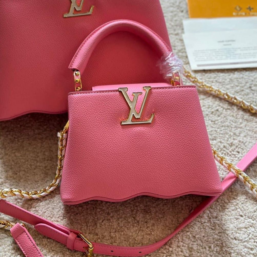 WhatsApp Image 2024-07-26 at 1.29.06 AM Louis Vuitton Pink Wave Capucine Handbag Premium Quality (With Box)