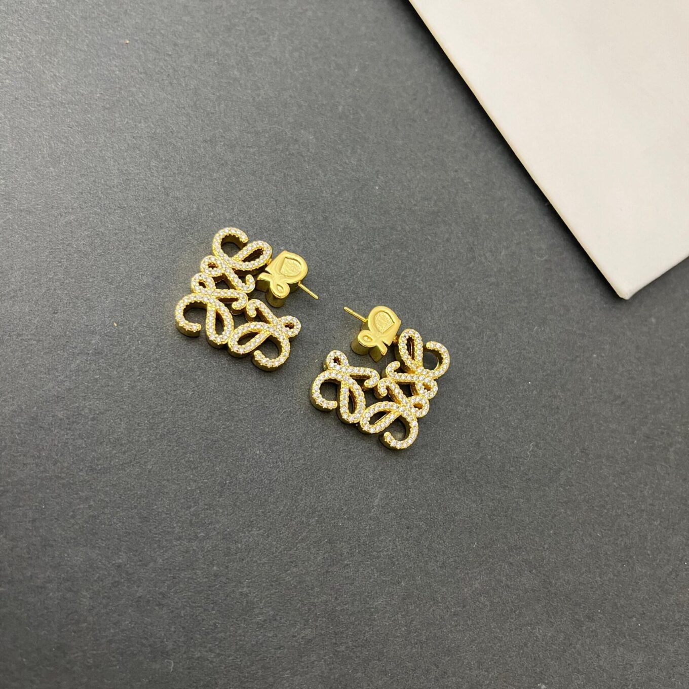 Loewe Monogram Studded Earring