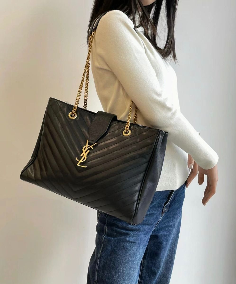 Ysl Matelasse Black Shoulder Bag