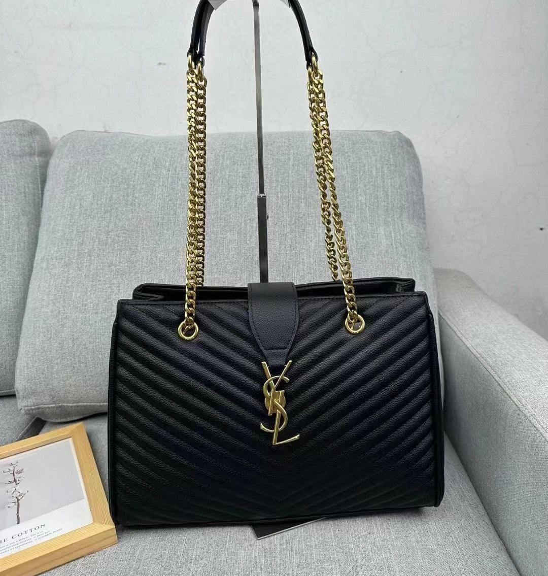 Ysl Matelasse Black Shoulder Bag