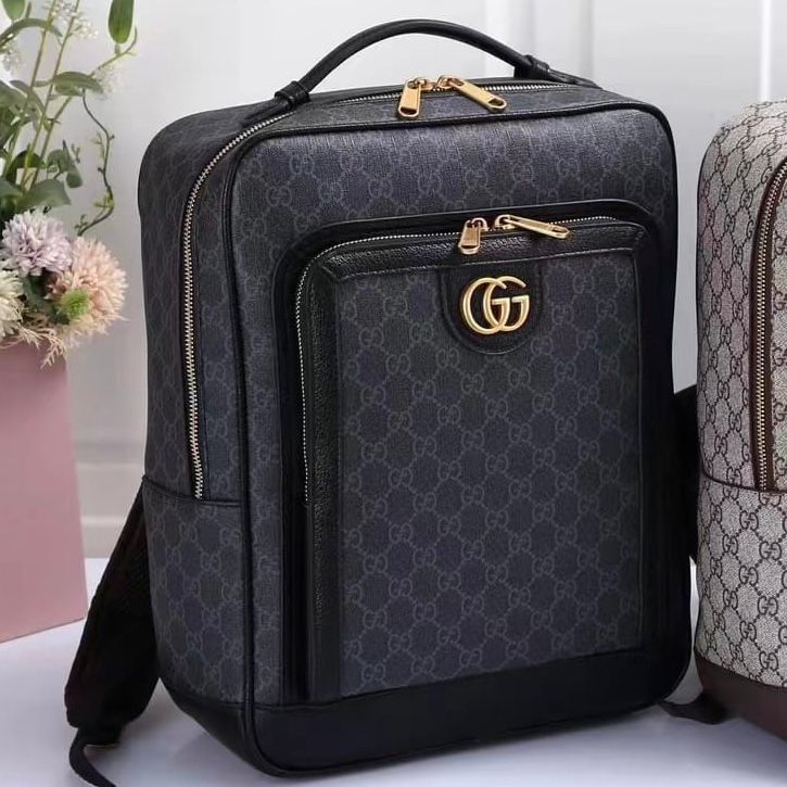 Gucci GG Ophidia Medium Black Backpack