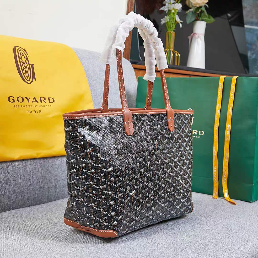 WhatsApp Image 2024-08-16 at 6.53.44 PM Goyard Artois PM Coffee Brown Tote Bag