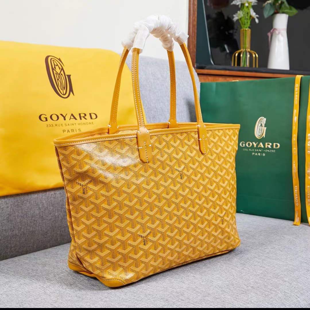 Goyard Artois PM Yellow Tote Bag