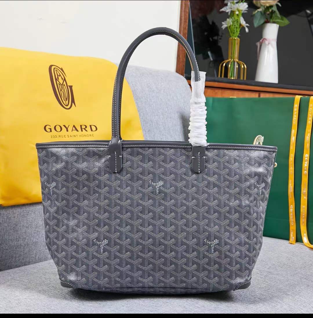 Goyard Artois PM Grey Tote Bag