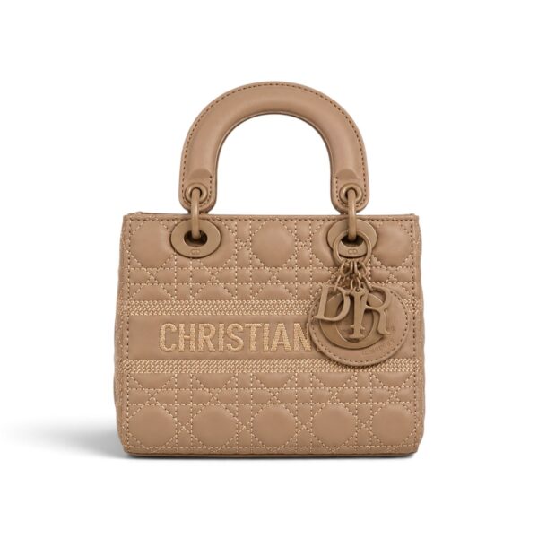 Dior Off Khaki Matte Lady Dior Handbag (With Box)