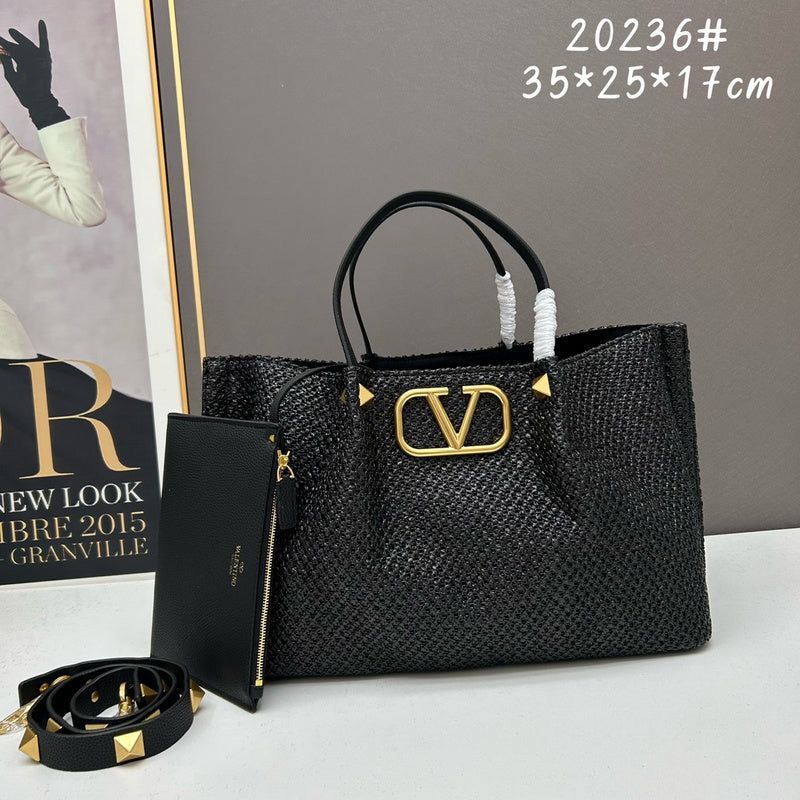 WhatsApp Image 2024-08-31 at 1.02.14 PM Valentino Black Jute Premium Quality Tote Bag