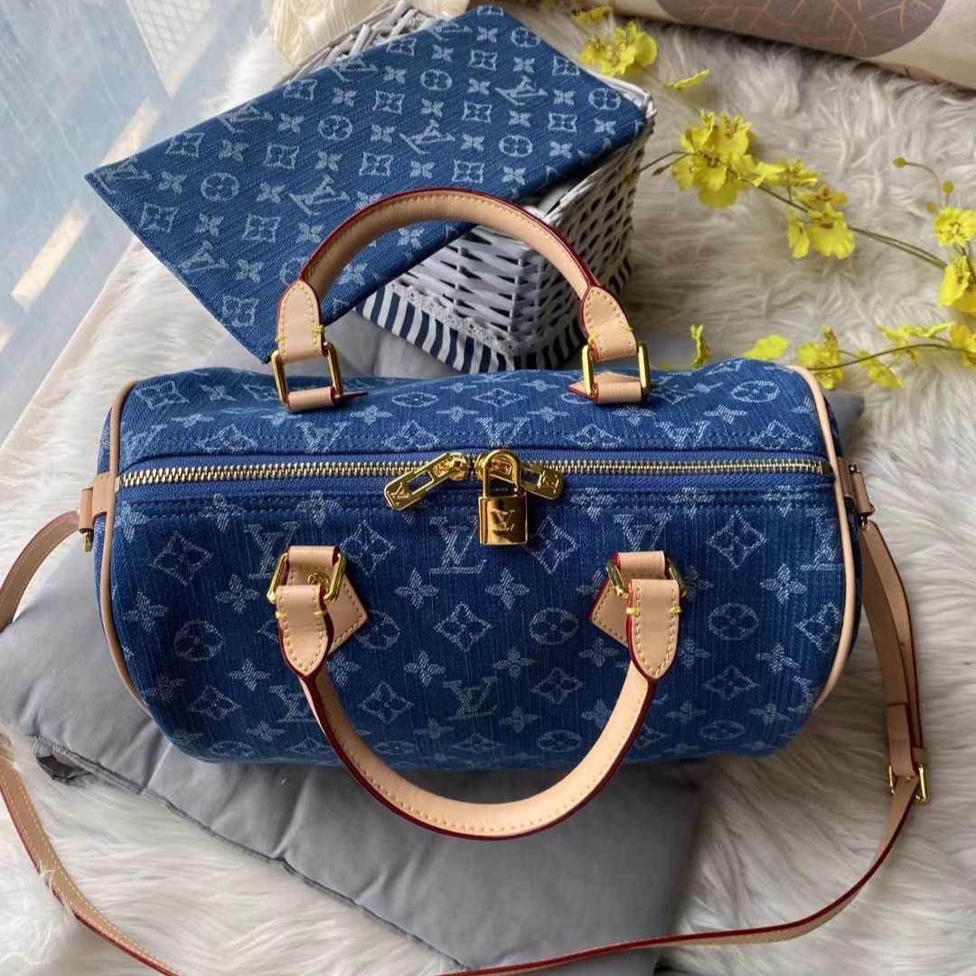 Louis Vuitton Denim Speedy Bag