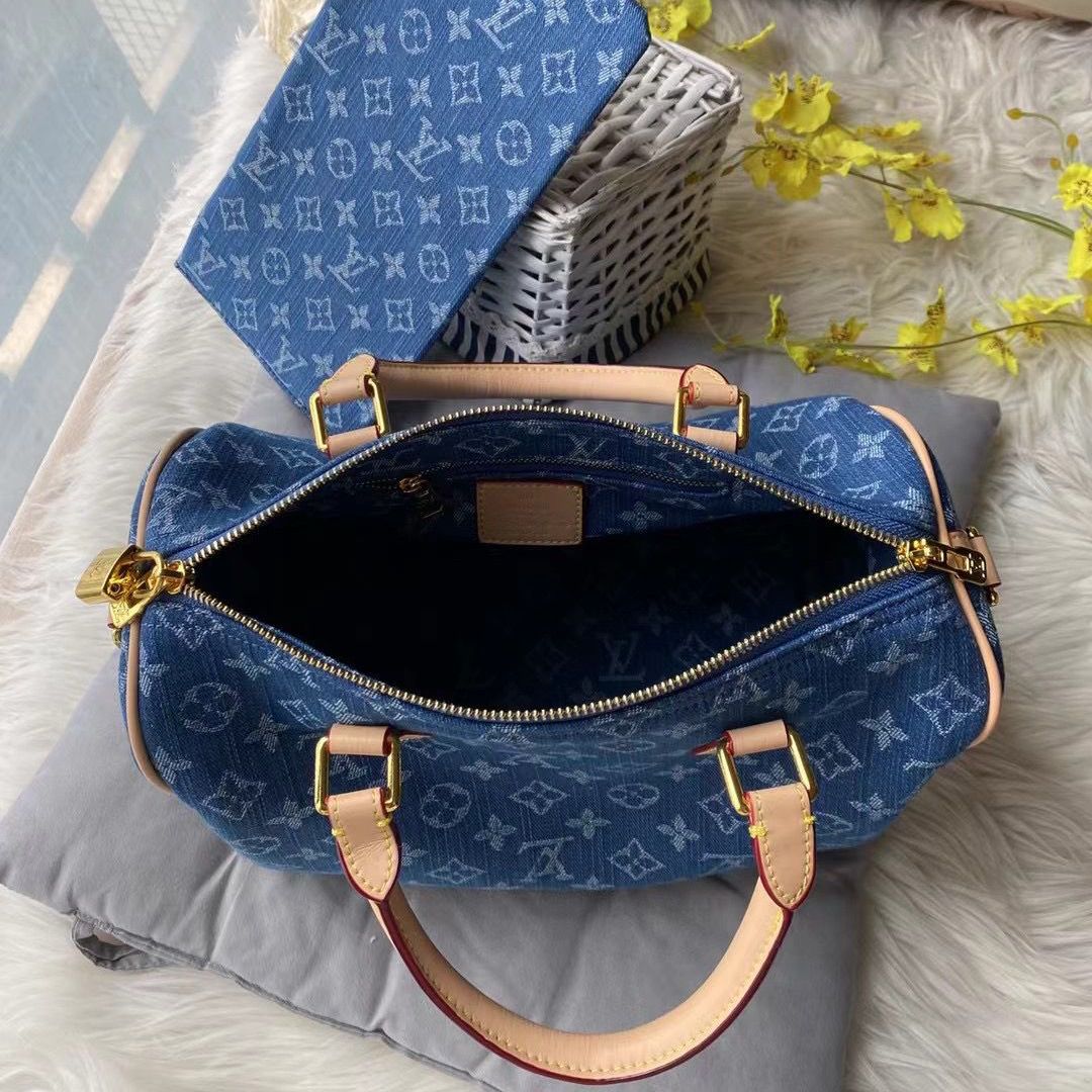 Louis Vuitton Denim Speedy Bag