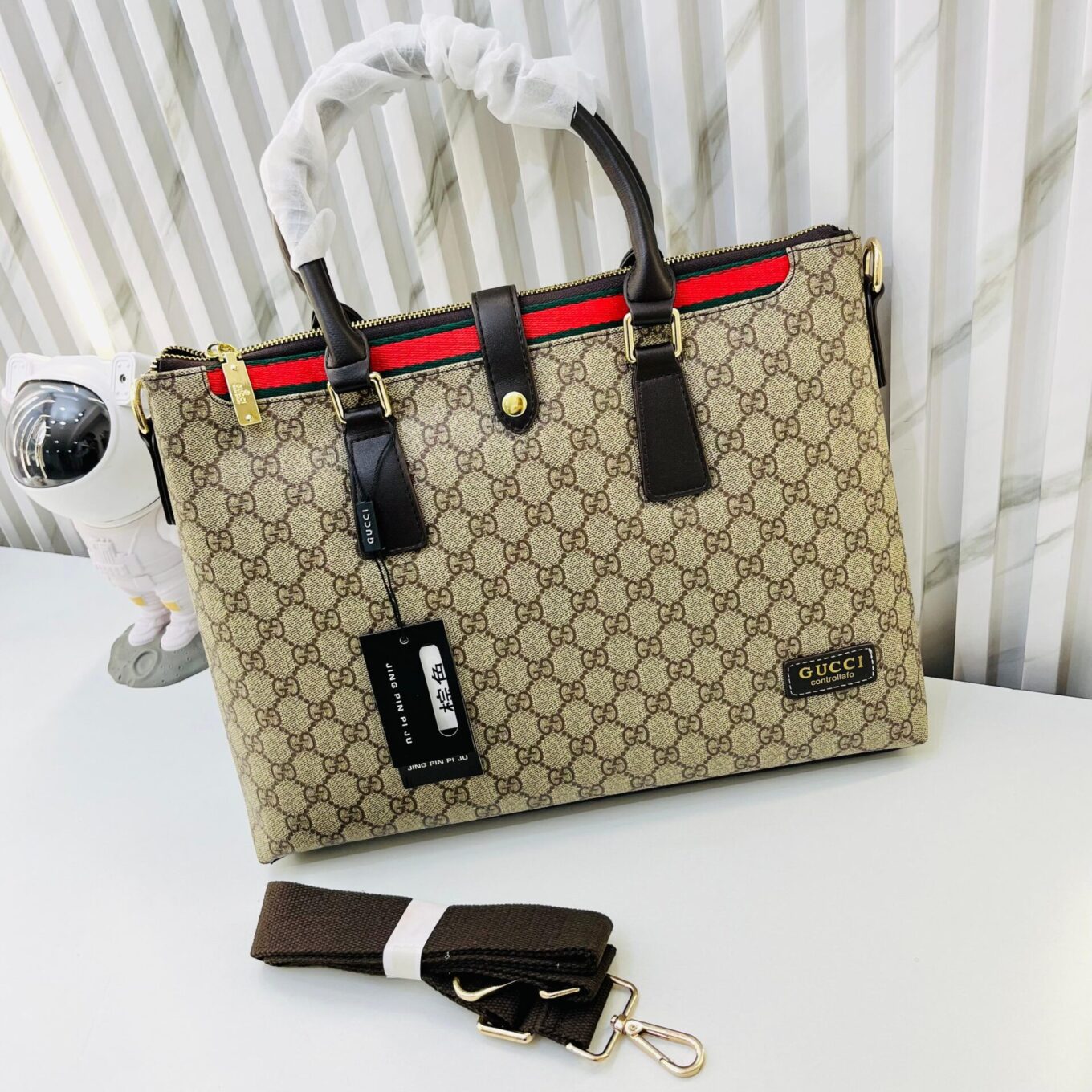 Gucci Apricot Laptop Bag