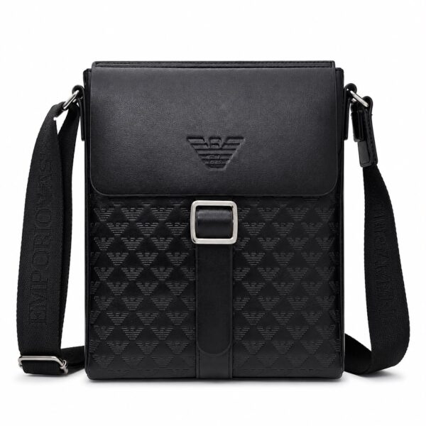 Armani Black Messenger Bag