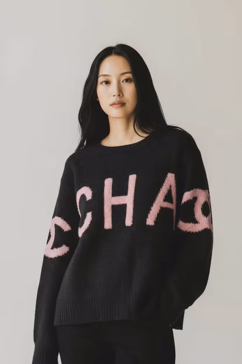 Chanel Knitted Full Sleeve Warm Pullover